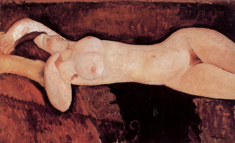 Amedeo Modigliani Reclining nude oil painting picture